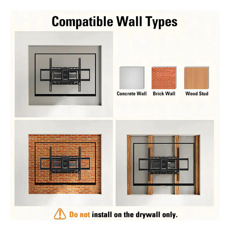 SOPORTE DE PARED PARA TV 26-55' DOBLE BRAZO INCLINABLE - 3