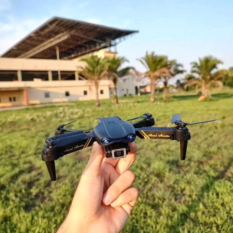 DRONE PROFESIONAL E99 PRO CON CAMARAS 1080P Y 4K - 5