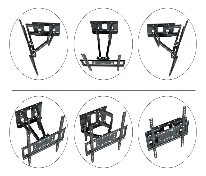 SOPORTE DE PARED ARTICULADO PARA TV 40-80 PULGADAS - 4
