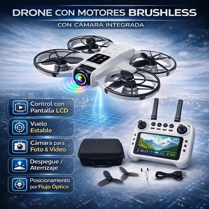 DRONE CON MOTORES BRUSHLESS Y CAMARA INTEGRADA - 2