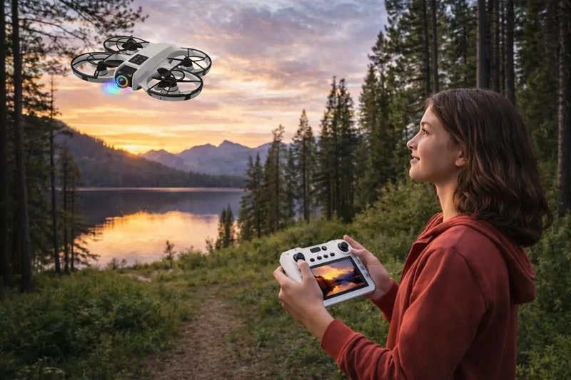 DRONE CON MOTORES BRUSHLESS Y CAMARA INTEGRADA - 5