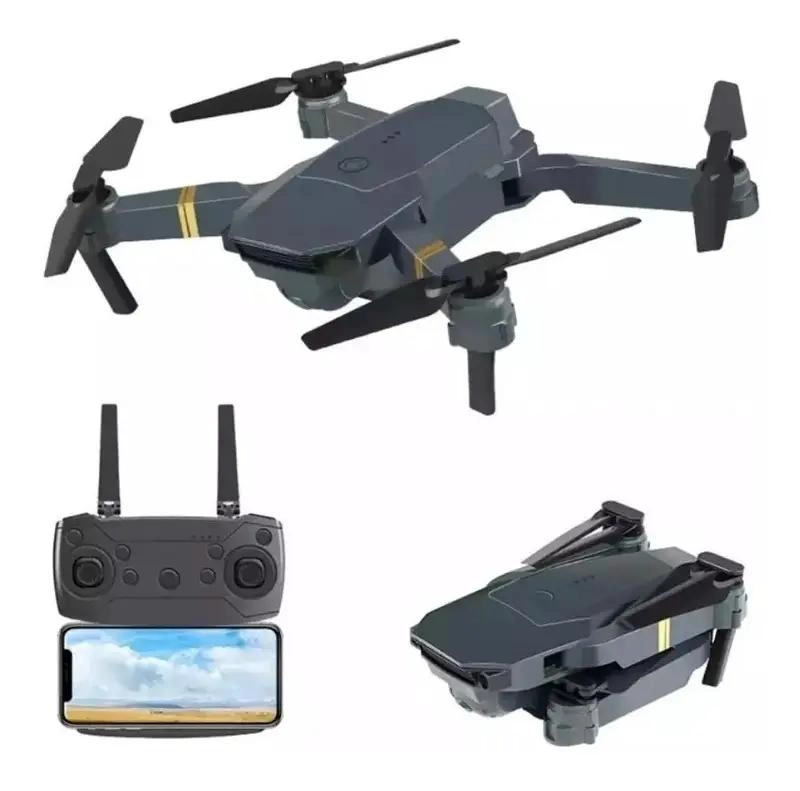 DRONE MINIDRONE NEGRO CON CAMARA 4K Y WIFI - 3
