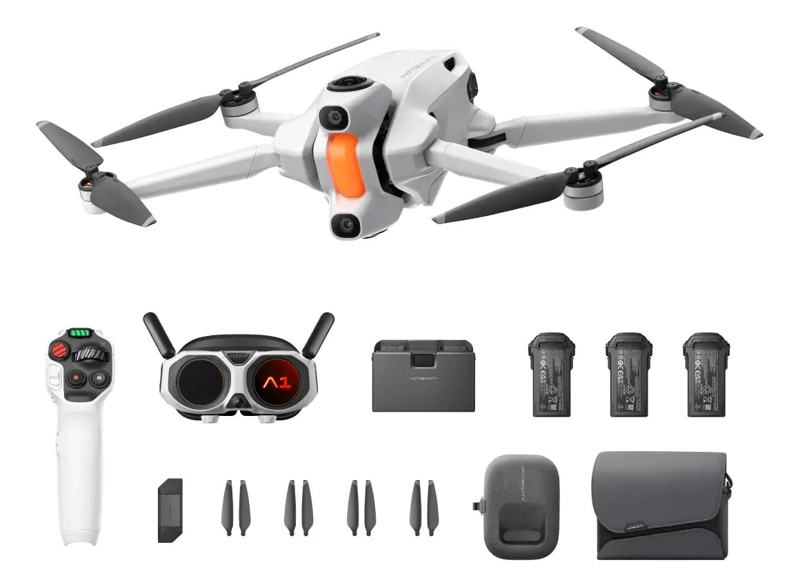 DRON ANTIGRAVEDAD A1 INFINITY 8K 360 BLANCO - 3