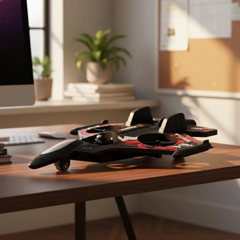 DRON AVION DE COMBATE CON CONTROL REMOTO Y PROTECCION ANT - 3