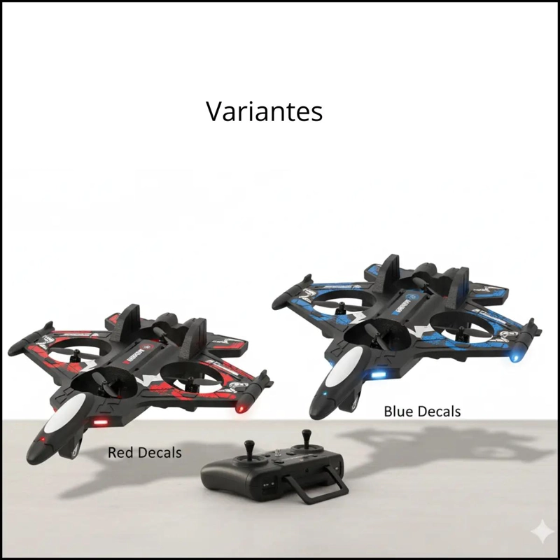 DRON AVION DE COMBATE CON CONTROL REMOTO Y PROTECCION ANT - 4