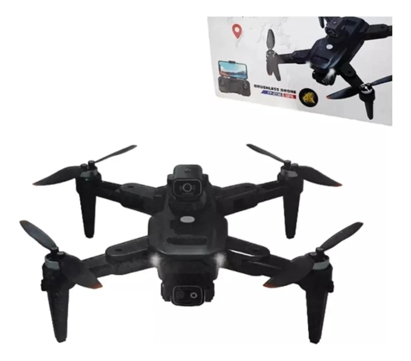 DRONE CON CAMARA 4K, GPS Y FPV EN NEGRO - 1