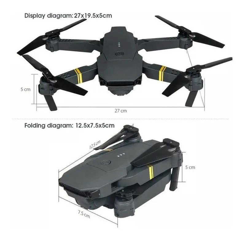 DRONE GENE RICO CON CAMARA Y CONTROL REMOTO - 2