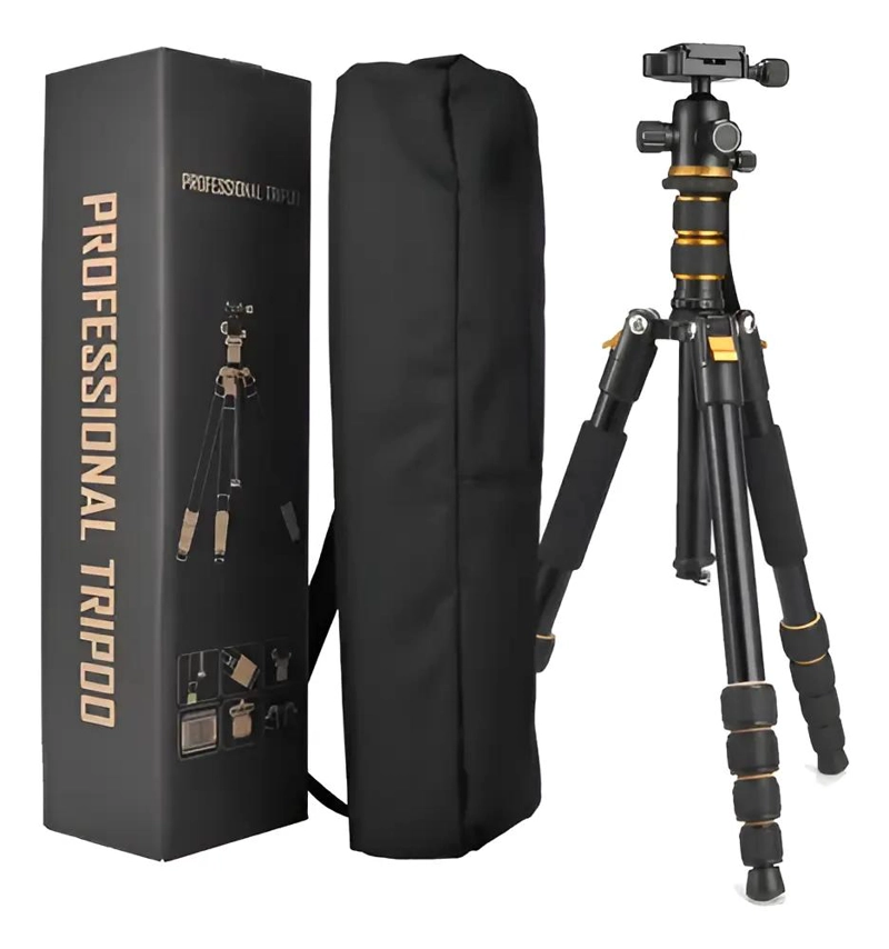TRIPODE PORTATIL PARA CAMARA Y VIDEO PROFESIONAL - 1