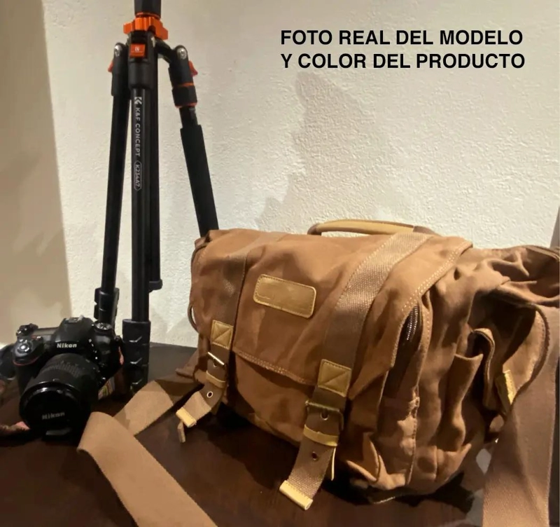 BOLSO PARA CAMARA DSLR CON COMPARTIMENTOS PARA LENTES Y 3 - 2