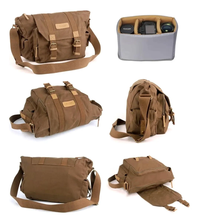 BOLSO PARA CAMARA DSLR CON COMPARTIMENTOS PARA LENTES Y 3 - 3
