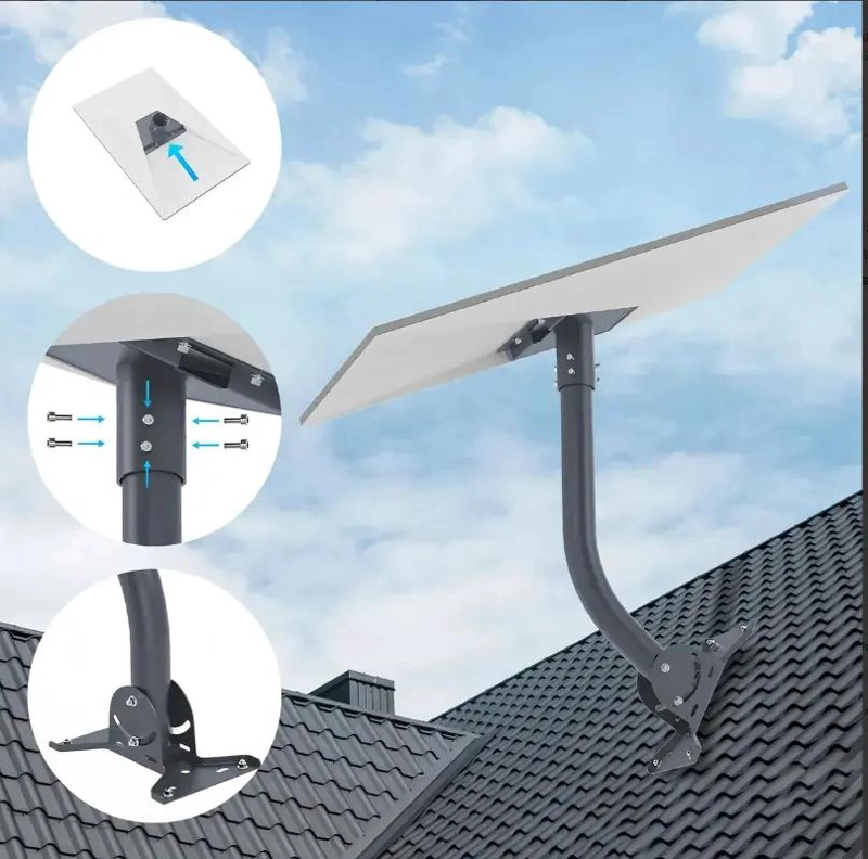 SOPORTE PARA MASTIL DE ANTENA STARLINK V4 CON KIT DE FIJ - 5