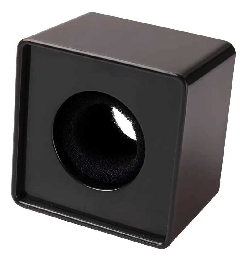 CUBO PORTA LOGO ACRILICO PARA MICROFONO DE MANO - 2