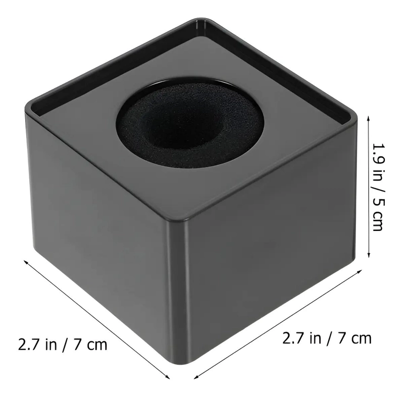 CUBO PORTA LOGO ACRILICO PARA MICROFONO DE MANO - 3