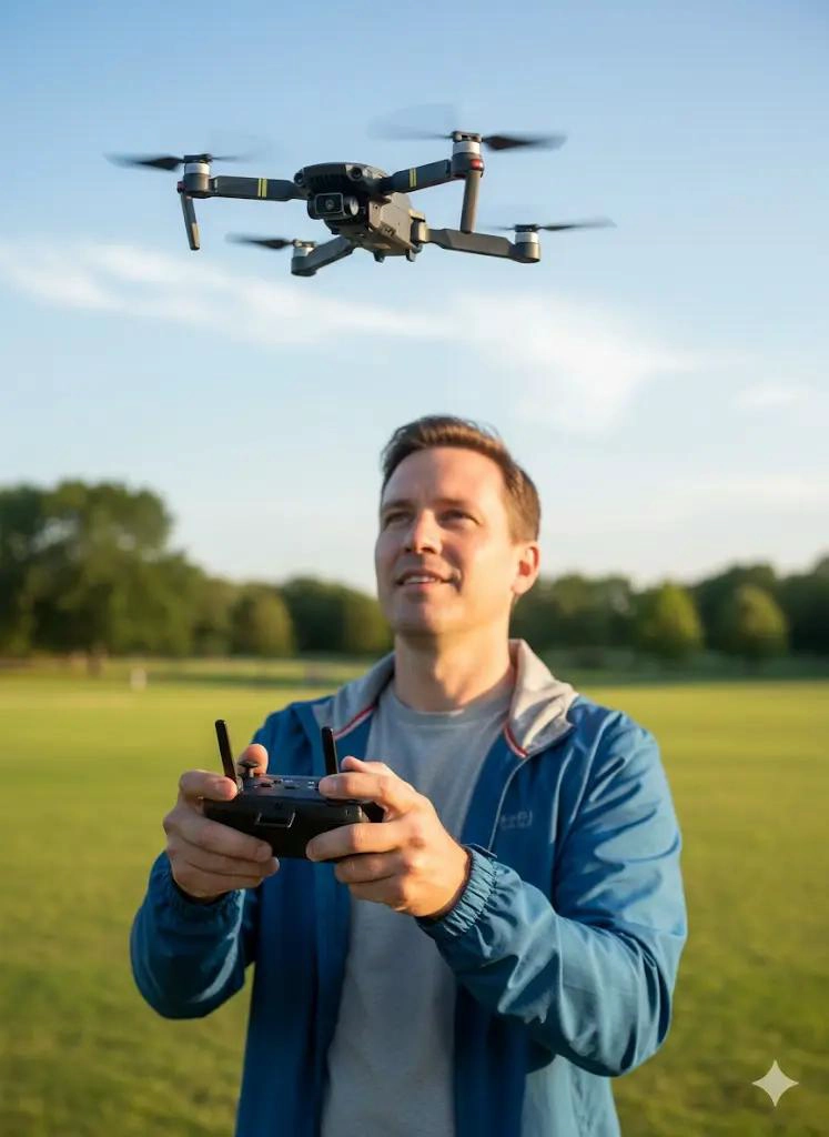 MINI DRONE PLEGABLE 4K CON MALETIN Y ACCESORIOS - 5