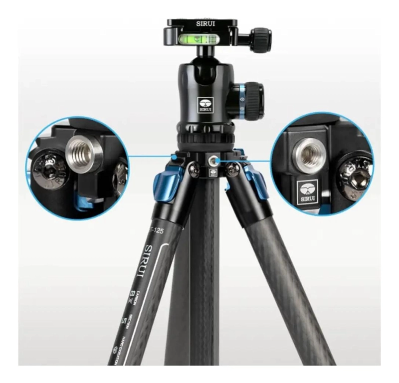 TRIPODE DE FIBRA DE CARBONO CON CABEZAL 12 KG - 4