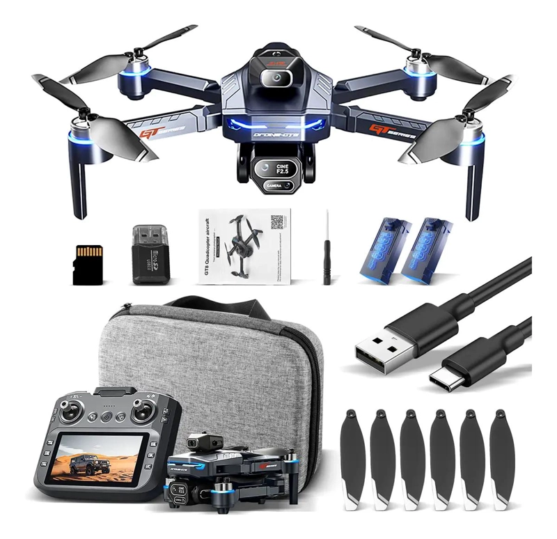 DRONE PROFESIONAL PLEGABLE CON DOBLE CAMARA 2.4 GHZ - 1