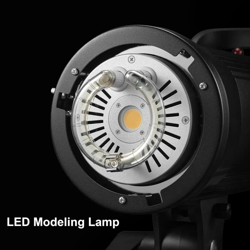 FLASH DE ESTUDIO 400W PARA FOTOGRAFIA PROFESIONAL - 4