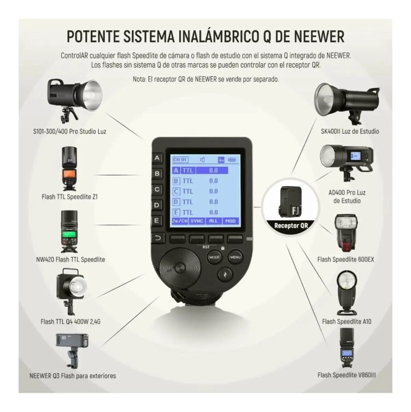DISPARADOR FLASH INALAMBRICO TTL COMPATIBLE - 2