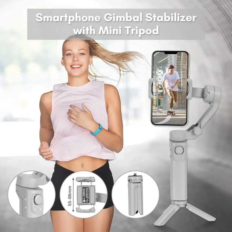 ESTABILIZADOR GIMBAL PARA CELULAR Y CAMARA - 3