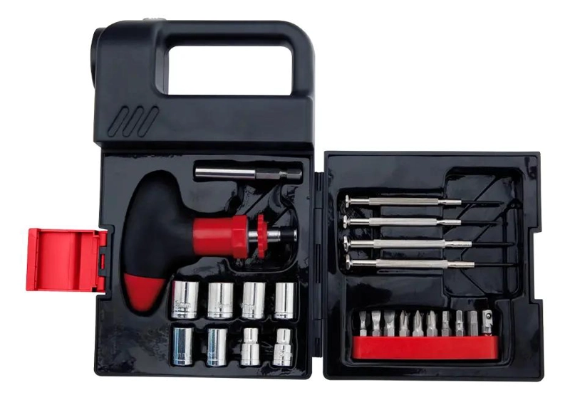 SET DE 24 HERRAMIENTAS EN ESTUCHE NEGRO - 2