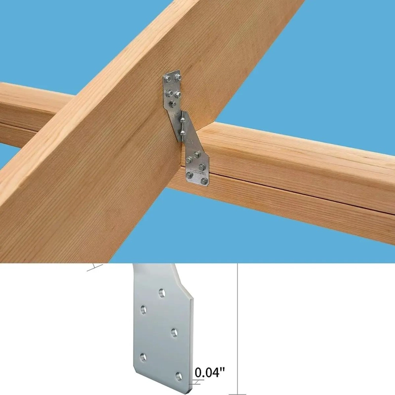 8 SOPORTES PARA VIGA DE MADERA 2X4 A 2X7 - 5