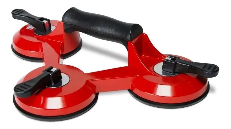 VENTOSA DOBLE PARA CERAMICA Y CRISTAL CARGA 100 KG - 1