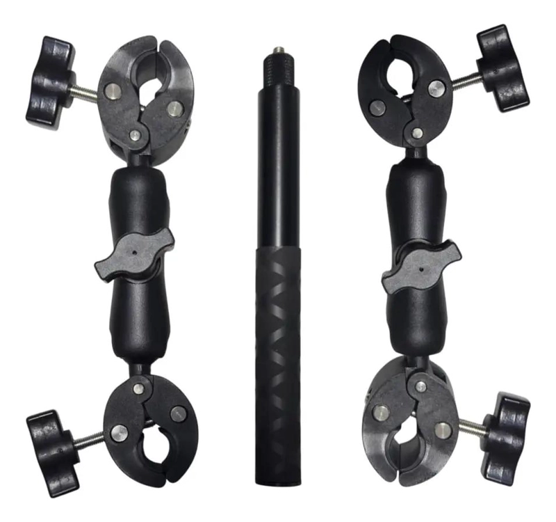 SET DE ACCESORIOS PARA CAMARAS 360 CON BASTON EXTENSIBLE - 2