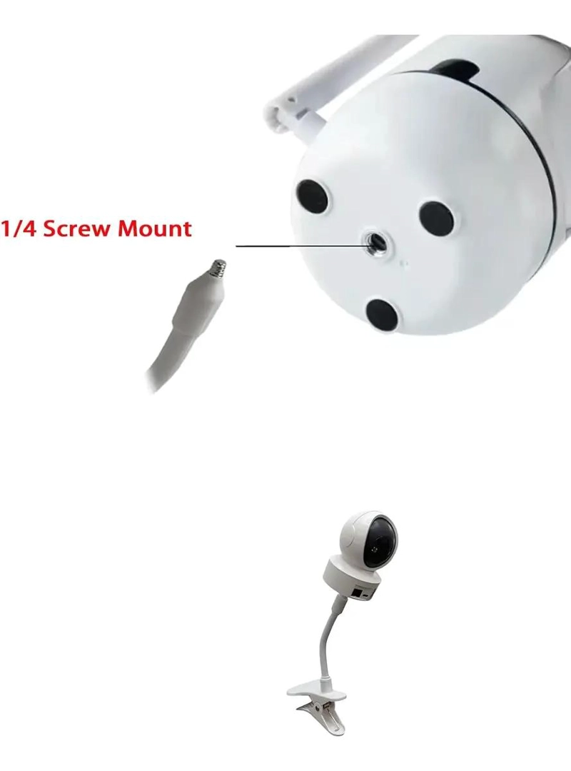 SOPORTE FLEXIBLE CON ROSCA 1/4 PARA MONITOR O CAMARA DE 1 - 2