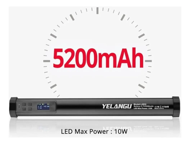 TUBO LED RGB MODELO LM32 CON ILUMINACION MULTICOLOR - 3