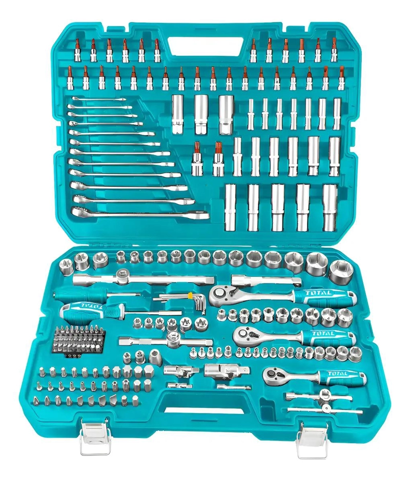 SET DE HERRAMIENTAS 216 PIEZAS LLAVES Y DADOS - 1