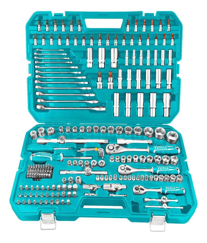 SET DE HERRAMIENTAS 216 PIEZAS CON LLAVES Y DADOS - 1