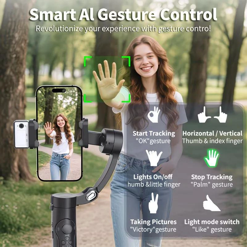 ESTABILIZADOR GIMBAL 3 EJES PARA SMARTPHONE CON CONTROL - 3