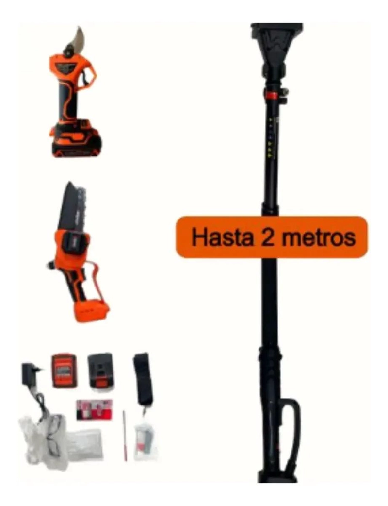 SET DE TIJERA, SIERRA Y BARRA TELESCOPICA - 4