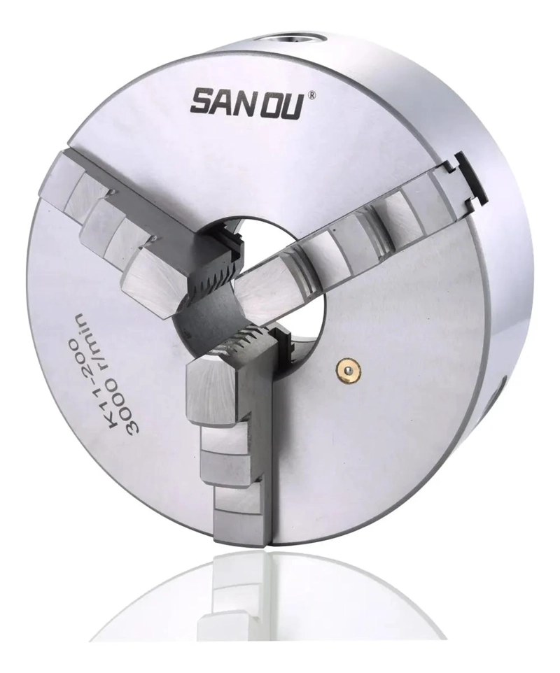PLATO DE TORNO UNIVERSAL 160 MM 3 GARRAS K11-160 - 1