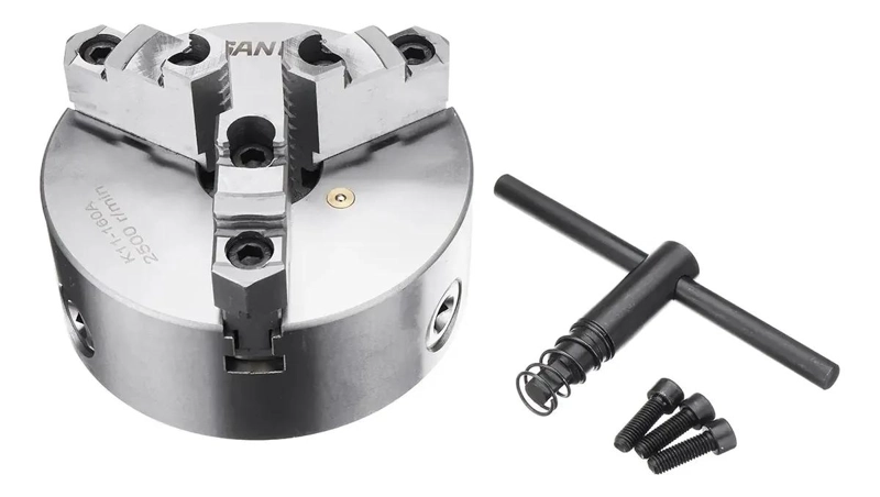 PLATO DE TORNO UNIVERSAL 160 MM 3 GARRAS K11-160 - 2