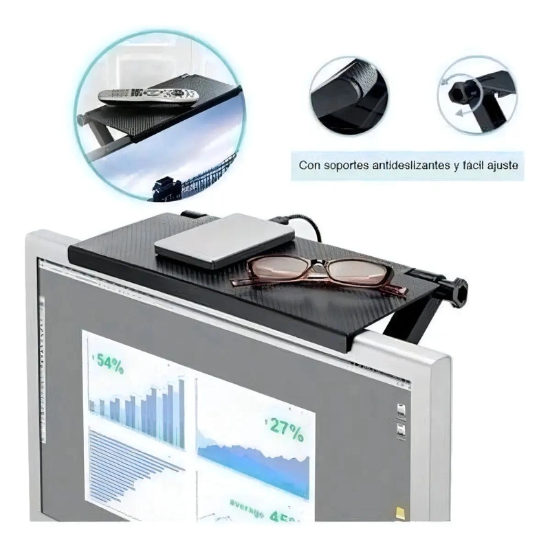 REPISA AJUSTABLE PLEGABLE PARA PANTALLA TV - 4