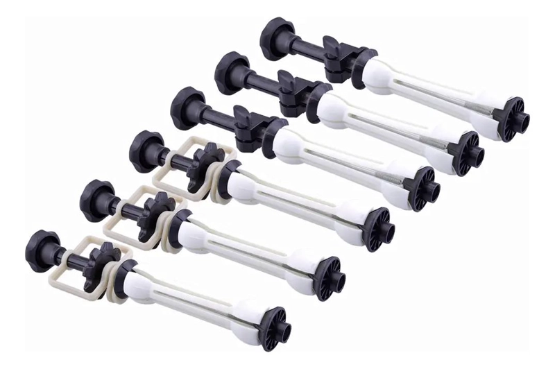 SOPORTE DE FONDO PARA MONTAJE EN PARED CON 3 RODILLOS - 5