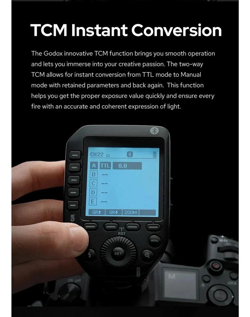 DISPARADOR TTL HSS BLUETOOTH PARA CAMARAS NIKON - 5