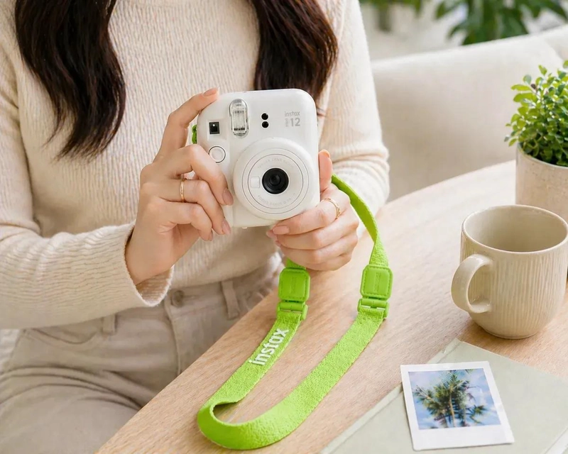 CORREA PARA CAMARA INSTAX MINI 100 CM VERDE LIMA - 3