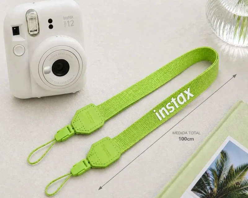 CORREA PARA CAMARA INSTAX MINI 100 CM VERDE LIMA - 4