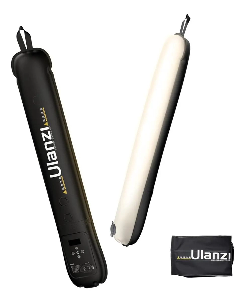 TUBO DE LUZ INFLABLE PORTATIL BICOLOR 12W - 1