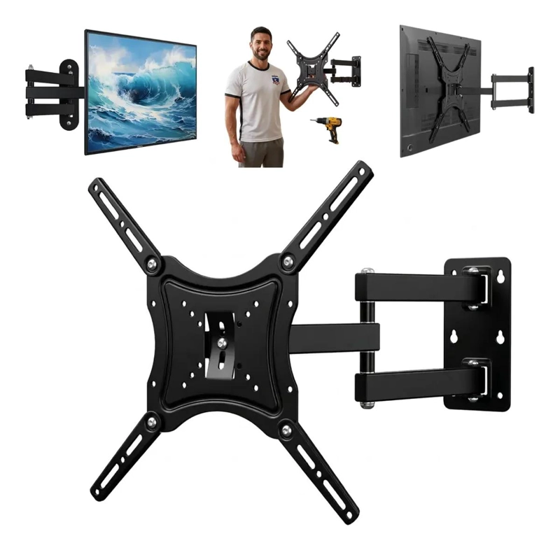 GENÉRICO SOPORTE DE PARED PARA TV 14 A 55 PULGADAS CON BRAZO DOBLE