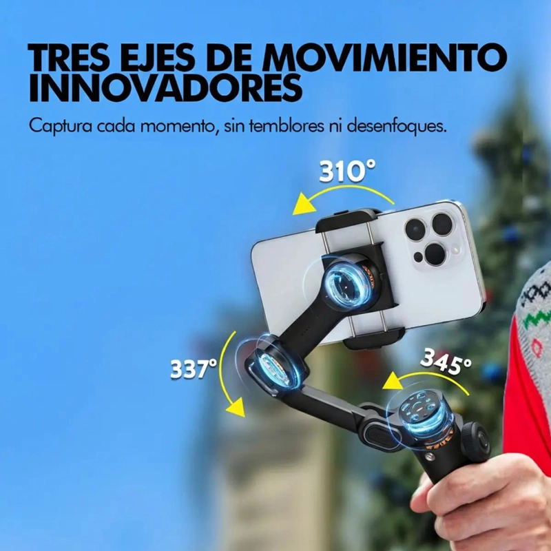 ESTABILIZADOR GIMBAL SMART X2 CON SEGUIMIENTO INTELIGENTE - 4