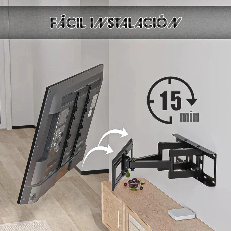 SOPORTE TV ARTICULADO PARA PANTALLAS DE 32 A 70 PULGADAS - 3