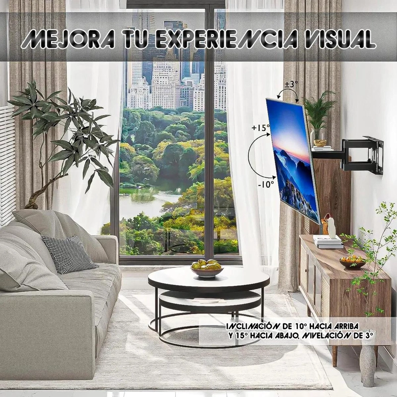 SOPORTE TV ARTICULADO PARA PANTALLAS DE 32 A 70 PULGADAS - 4