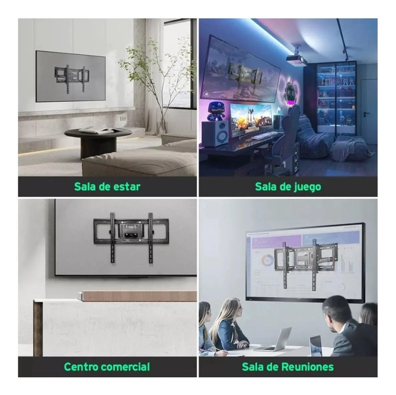 SOPORTE DE PARED UNIVERSAL PARA TV 32 A 70 PULGADAS - 2