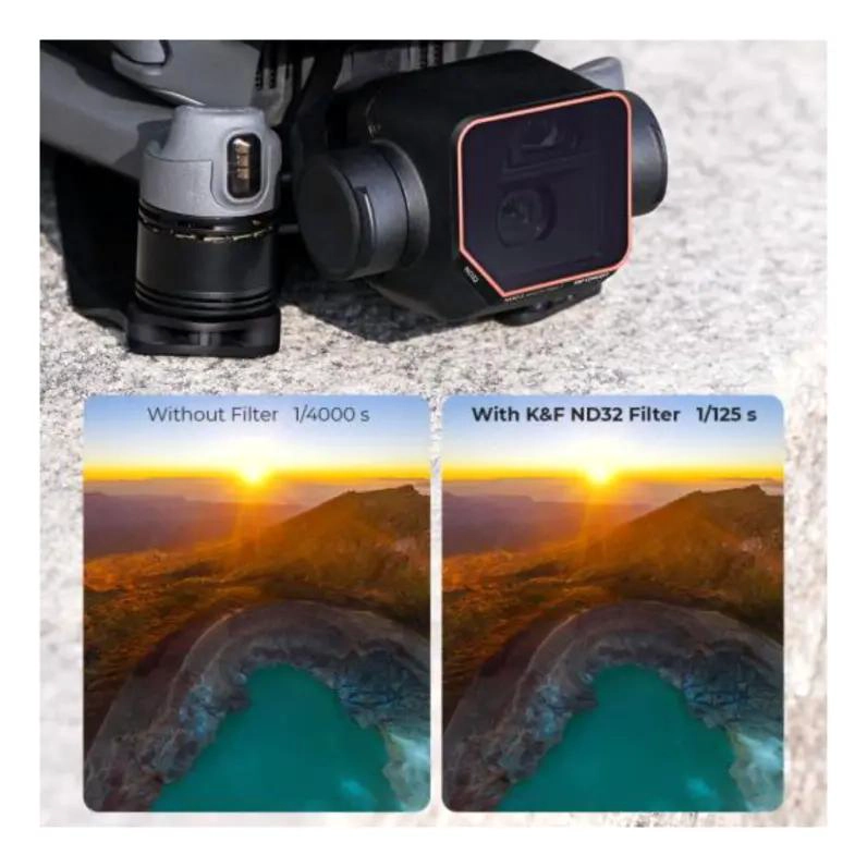 SET DE FILTROS ND4, ND8, ND16 Y ND32 PARA DRONE MAVIC 3 - 3