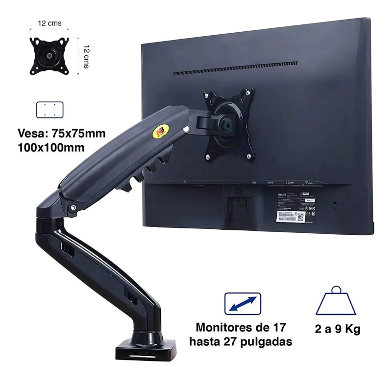 SOPORTE DE MESA PARA TV Y MONITOR DE 17 A 27 PULGADAS - 2