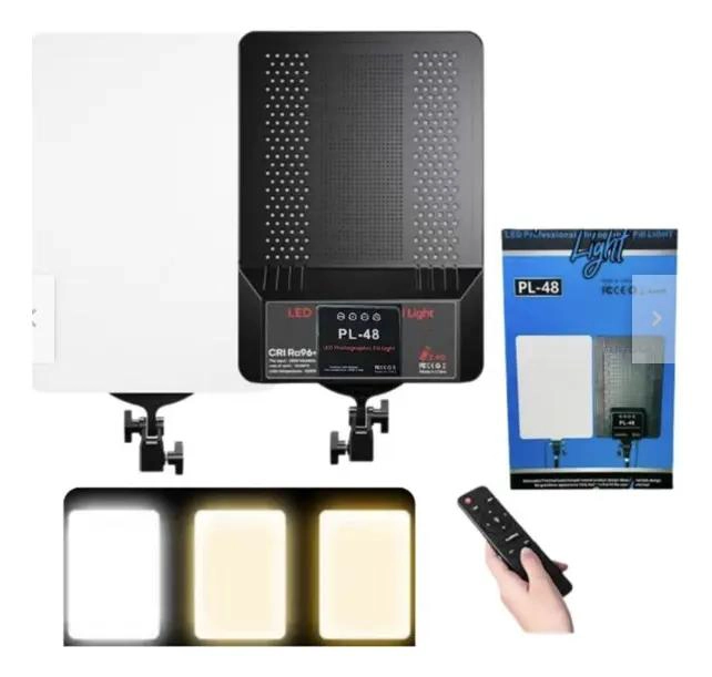 PANEL LED FOTOGRAFIA 19' LUZ CALIDA Y FRIA 100W - 1