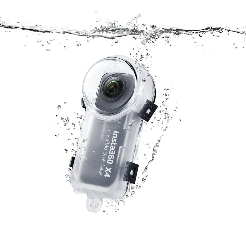 FUNDA IMPERMEABLE TRANSPARENTE PARA INSTA360 X4 - 2